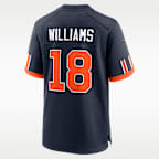 Jersey Nike de la NFL Game para hombre Caleb Williams Chicago Bears Rivalries Collection