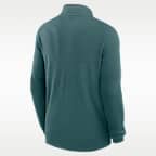 Philadelphia Eagles Logo Victory Men's Nike Dri-FIT NFL 1/2-Zip Long-Sleeve Top