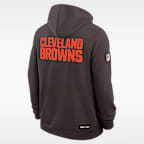 Cleveland Browns Initial Home Sideline Men's Nike Dri-FIT NFL Pullover Hoodie