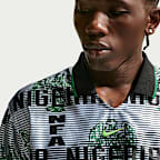 Playera de fútbol de manga corta Nike Dri-FIT Nigeria Energy para hombre