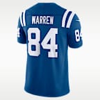 Tyler Warren Indianapolis Colts Men's Nike Dri-FIT NFL Stitched Limited Jersey