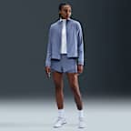 Shorts de correr Dri-FIT de tiro medio 2 en 1 para mujer Nike Swift