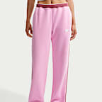 Pants deportivos de tiro medio para mujer Nike Studio Fleece Medium Weight "Nike Run Club"