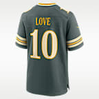 Jordan Love Green Bay Packers Rivalries Collection Men's Nike NFL Game Jersey