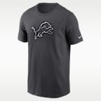Detroit Lions Fractal Logo Men's Nike NFL T-Shirt