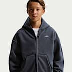 Nike Standard Issue Big Kids' Therma-FIT Brushed Fleece Full-Zip Hoodie