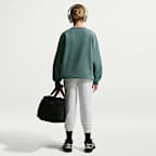 Nike Sportswear Studio Fleece Oversize Crew Yaka Genç Çocuk (Kız) Sweatshirt'ü