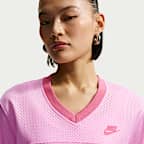 Nike Sportswear Women's Oversized Heritage Cropped Mesh Jersey