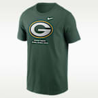Playera Nike de la NFL para hombre Green Bay Packers Essential