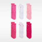 Nike Dri-FIT Performance Basics Little Kids' Crew Socks (6 Pairs)