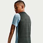 Nike Miler jongenstop met korte mouwen