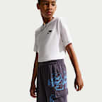 Nike Sportswear Club Big Kids' French Terry Cargo Shorts