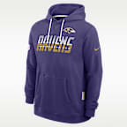 Baltimore Ravens Sideline Standard Issue Men's Nike Dri-FIT NFL Pullover Hoodie