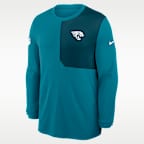 Jacksonville Jaguars Sideline Coach Men's Nike Dri-FIT NFL Long-Sleeve Top