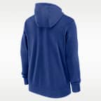 Sudadera con gorro Nike de la MLB de cierre completo para hombre New York Mets Lockup