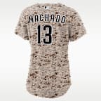 Jersey Nike de la MLB Replica para mujer Manny Machado San Diego Padres USMC