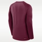 Florida State Dugout Game Time Men's Nike Dri-FIT College Long-Sleeve T-Shirt
