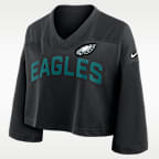 Philadelphia Eagles Wide Receiver Jersey Fashion Women's Nike Dri-FIT NFL Cropped Top