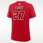 Mike Trout Los Angeles Angels Women's Nike MLB T-Shirt