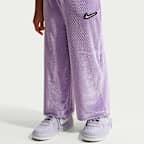 Nike Toddler Swoosh Sparkle 2-Piece Velvet Pants Set