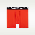 Ropa interior para niños talla grande Nike Micro Print Boxer Briefs (paquete de 3)