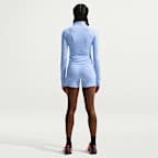 Nike Swift Pantalón corto de running de 10 cm ceñido, con talle alto y bolsillos - Mujer