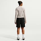 Nike Sportswear Chill Knit eng und kurz geschnittenes Spitzen-Longsleeve (Damen)