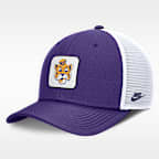 Gorra de rejilla universitaria Nike ajustable para hombre LSU Tigers Legacy Rise Mascot