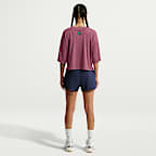 Playera de manga corta Dri-FIT oversized para mujer Nike One
