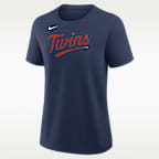 Minnesota Twins Wordmark Women's Nike MLB T-Shirt