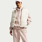 Nike Studio Fleece Medium Weight Women's Oversized Sweatshirt Logo Hoodie