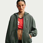 Nike Studio Fleece Medium Weight Women's Oversized Full-Zip Hoodie