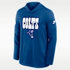 Indianapolis Colts Pass Accuracy Men's Nike Dri-FIT NFL Long-Sleeve Hooded Top