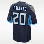 Tony Pollard Tennessee Titans Men's Nike NFL Game Football Jersey