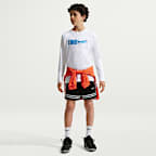 Playera de manga larga para niños Nike