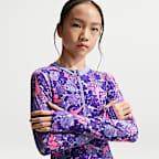 Conjunto de shorts y bikini de espalda deportiva para niña talla grande Nike Swim
