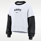 San Francisco Giants Primary Women's Nike MLB Pullover Crew