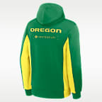 Oregon Game Men's Nike Dri-FIT College Full-Zip Hooded Jacket