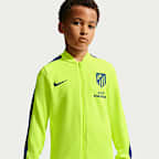 Dzianinowy dres piłkarski dla dużych dzieci Nike Dri-FIT Atlético Madryt Strike