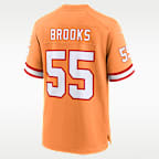 Derrick Brooks Tampa Bay Buccaneers 50th Anniversary Men's Nike NFL Game Jersey