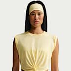 Canotta corta con incrocio sul davanti NikeSKIMS Performance Cotton Blend – Donna