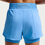 Nike One Women's Dri-FIT High-Waisted 3" 2-in-1 Shorts