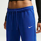 Nike Studio Fleece Medium Weight Women's Mid-Rise Wide-Leg Pants