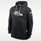 Sudadera con gorro sin cierre Nike Dri-FIT de la NFL para hombre Baltimore Ravens Salute to Service Sideline