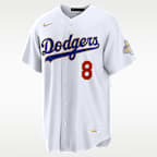 Enrique Hernández Los Angeles Dodgers 2025 World Series Champion Gold Series Men's Nike MLB Stadium Jersey