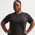 Nike One Classic Women's Dri-FIT Short-Sleeve Top (Plus Size)