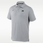 Polo universitaria Nike Dri-FIT para hombre Michigan Par