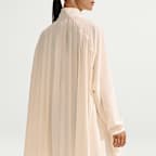 Nike Sportswear Women's Oversized Long-Sleeve Pleated Mini Dress