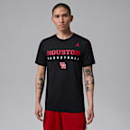 Playera de manga corta Nike Dri-FIT de básquetbol para hombre Nike NCAA Houston Cougars