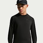 Nike Primary Nano Big Kids' (Boys') Dri-FIT UV Long-Sleeve Crew-Neck Top